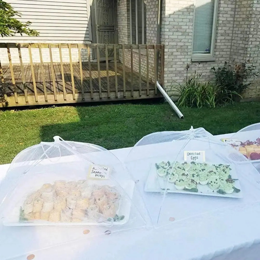 

Пылезащитный многоразовый цветной Зонт сетчатый Настольный пищевой чехол товары для дома