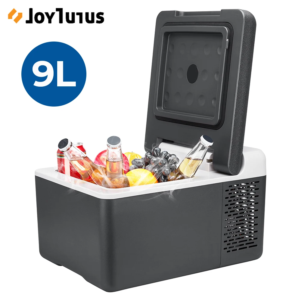 

Joytutus 9L Car Refrigerator Mini Fridge Small Freezer 12V Compressor Portable Cooler 220V For Cosmetics Vehicle Boat -20℃ ~ 20℃