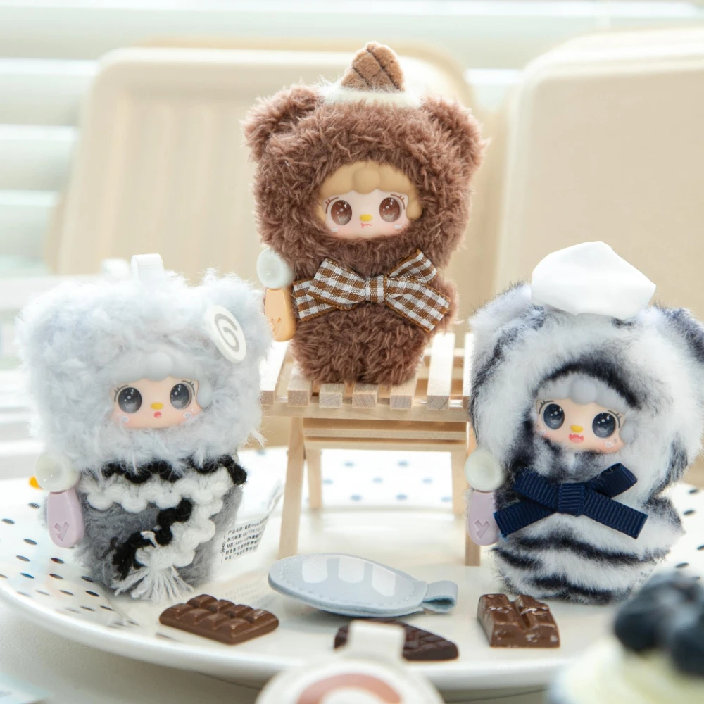 Фото Yooki Just A Bite Мини-брелок-сюрприз в слепой коробке, милый аниме-фигурка, украшение для рабочего стола, кавайная аниме-кукла, брелок-сюрприз в пакете №4