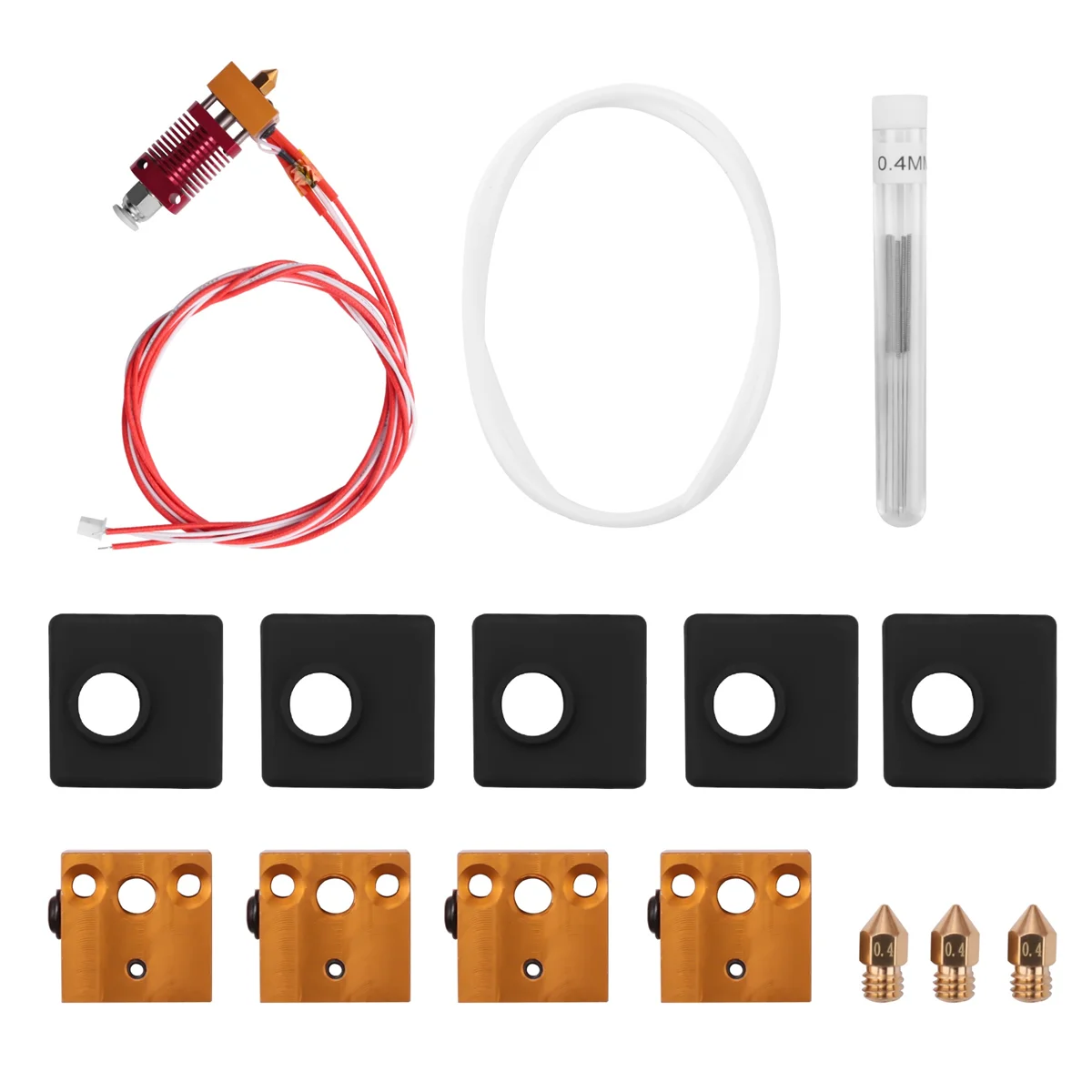 

Ender 3 Hot End Assembly Kit 24V 40W for Creality Ender-3 CR10 CR10S 3D Printer Parts Upgrade Extruder