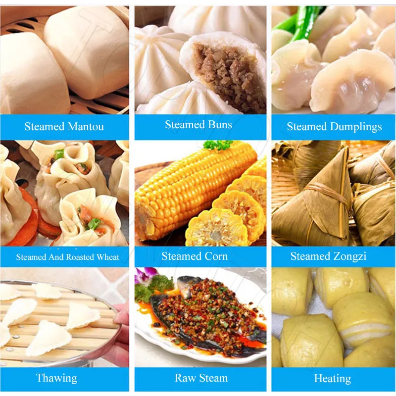 Многофункциональная электрическая пароварка Коммерческая Паровая печь из