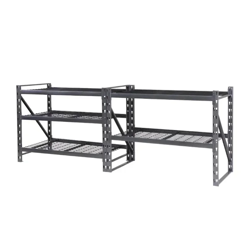Garage Gear Stronghold Сверхмощная металлическая стойка с 5 полками проволочная накидка