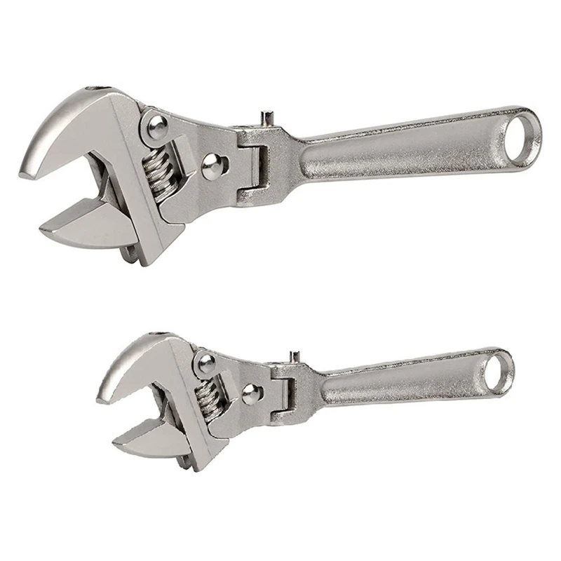 

Multifunctional Ratchet Wrench with 180° Rotating Head Tool Steel Crescent Wrenches for Repair Bath Hydroelectric Drop Shipping