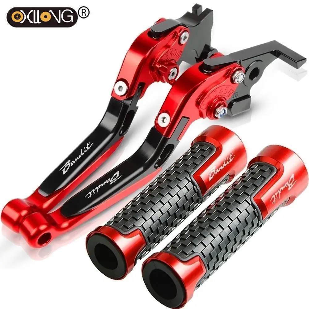 

Motorcycle Grips Handle Grips Brake Clutch Levers For SUZUKI GSF600S BANDIT 1995 1996 1997 1998 1999 2001 2002 2003 2004 2005