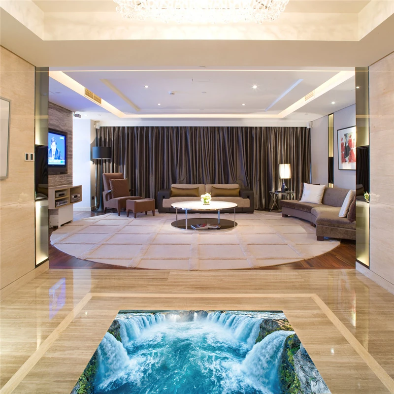 Новинка 3D Наклейка на стену с изображением водопада окно домашний декор гостиная