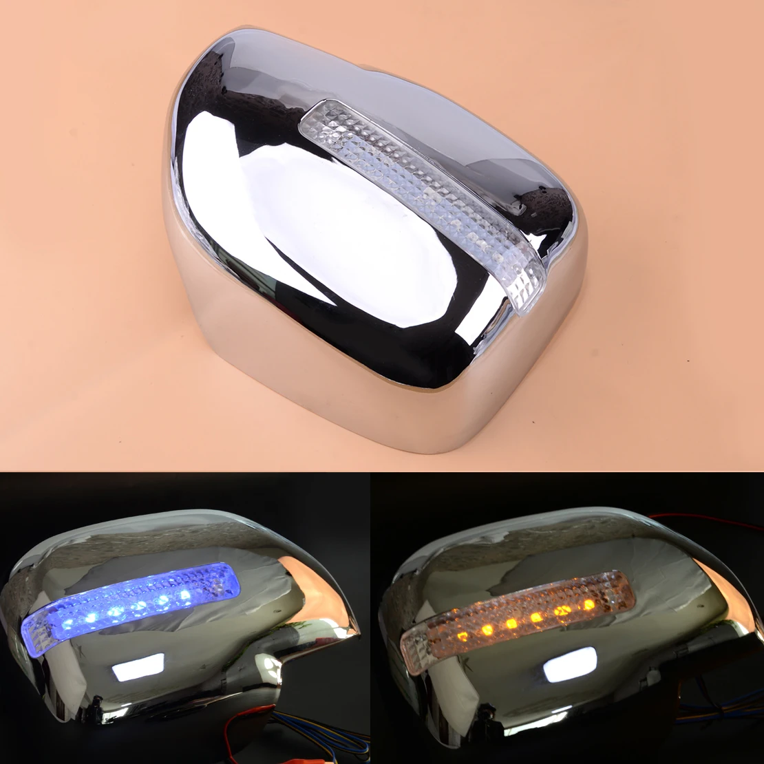 

4-сторонняя правая крышка зеркала заднего вида со светодиодный Ной лампой, подходит для Lexus LX470, Toyota Land Cruiser 100, FJ100, 1998-2004, 2005, 2006, 2007