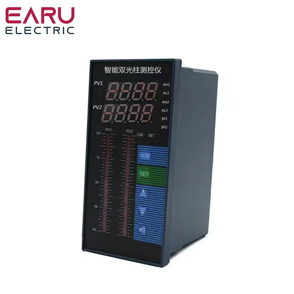 

Уровень воды, регулятор температуры и давления жидкости, 85 ~ 260 В переменного тока, двухканальный дисплей, универсальная Входная память 4-20 мА