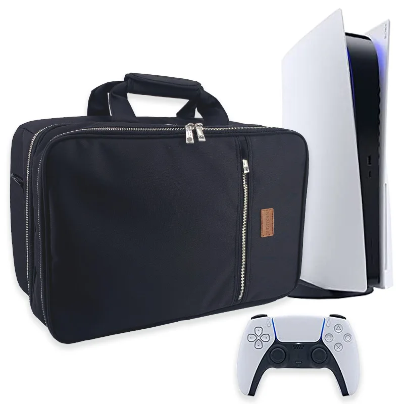 

Fashion Backpack for PS5 Controller Gamepad Travel Game Accessories luxury System Full Storage Bag Carry Pack Portable
