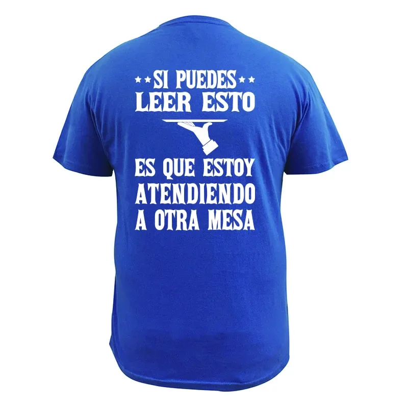 Мягкие футболки унисекс с испанским юмором коротким рукавом и круглым вырезом из