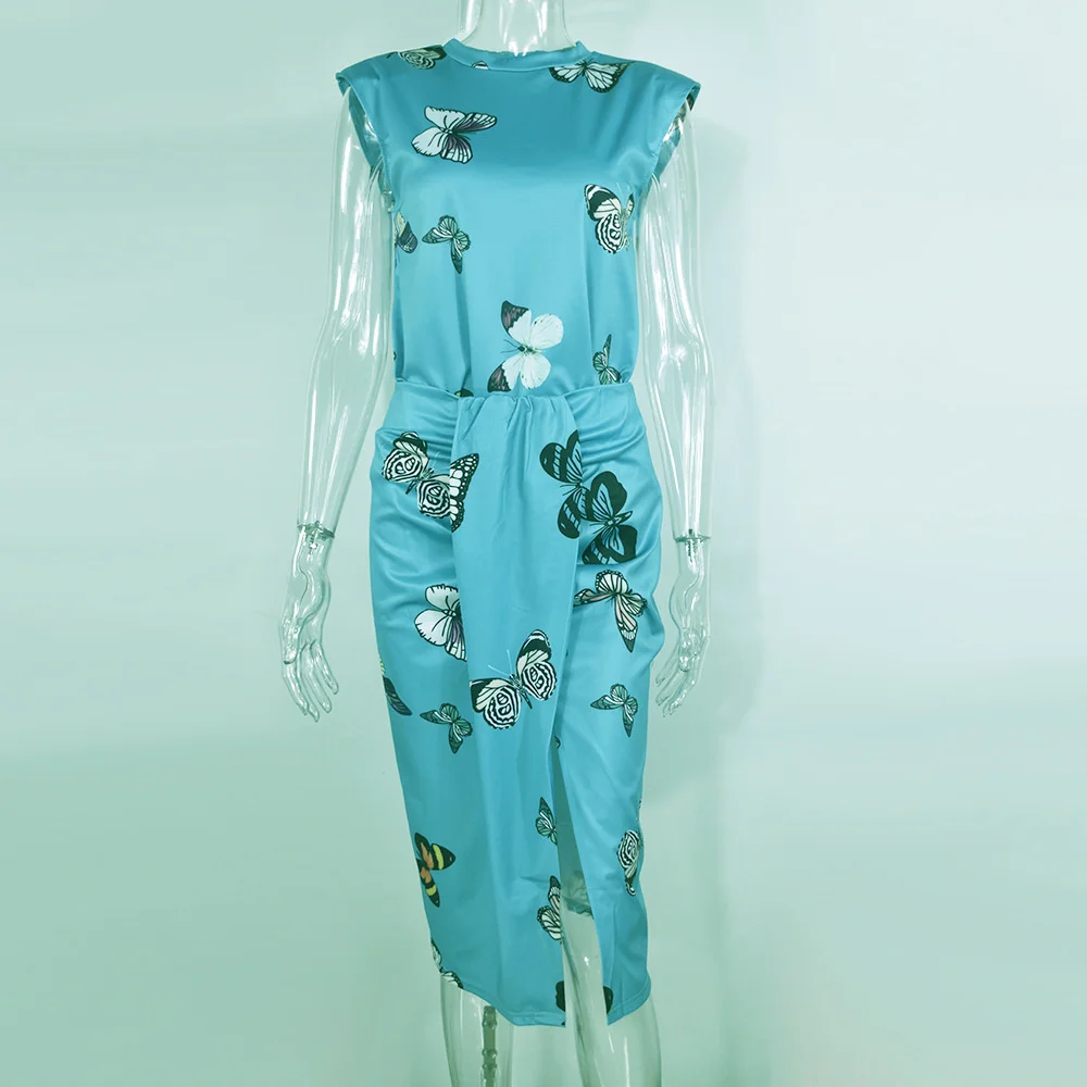 

Fashion White Lace Dress Sets For Women Summer Casual Office Ladies Midi Outfits 2022 Spring Long Sleeve Woman Sexy Split Suits