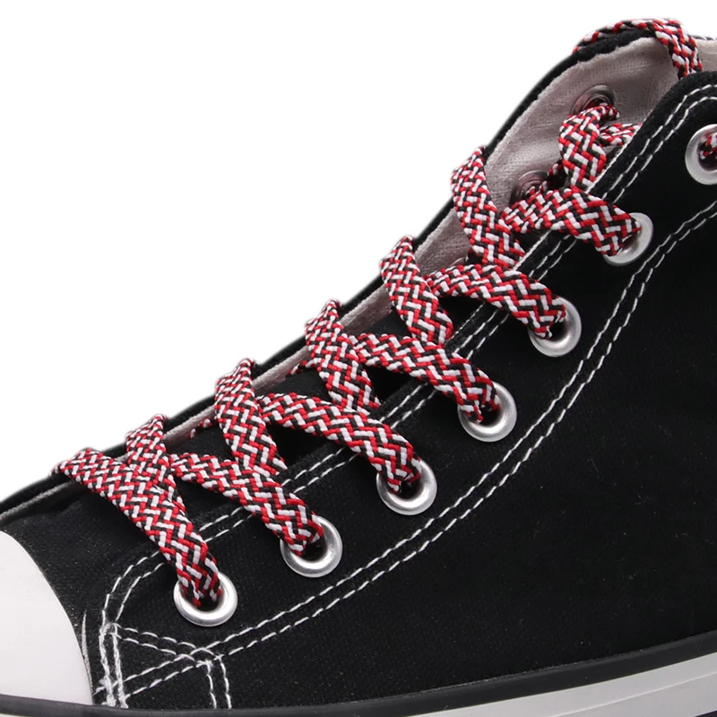 (30Pairs/Lot) Weiou Heavy Duty 3 Colors Mixed Bootlace Sneaker Shoe Laces Flat Tublar Hiking Sport boots Shoelaces Wholesales