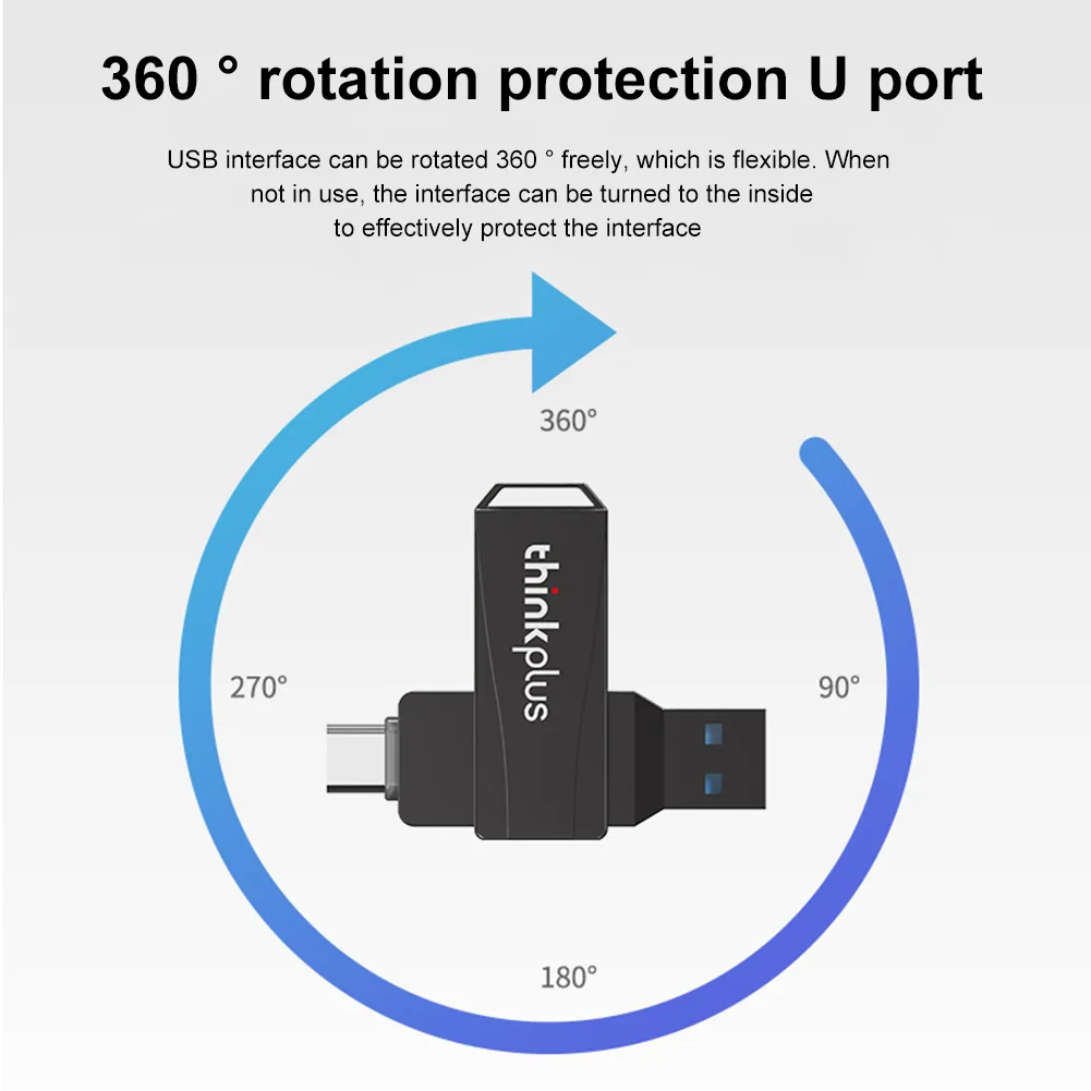 

USB C3.1 U диск, вращающийся на 360 градусов Мини-накопитель из цинкового сплава, многофункциональные USB флэш-накопители, высокоскоростные 32 ГБ/64 ...