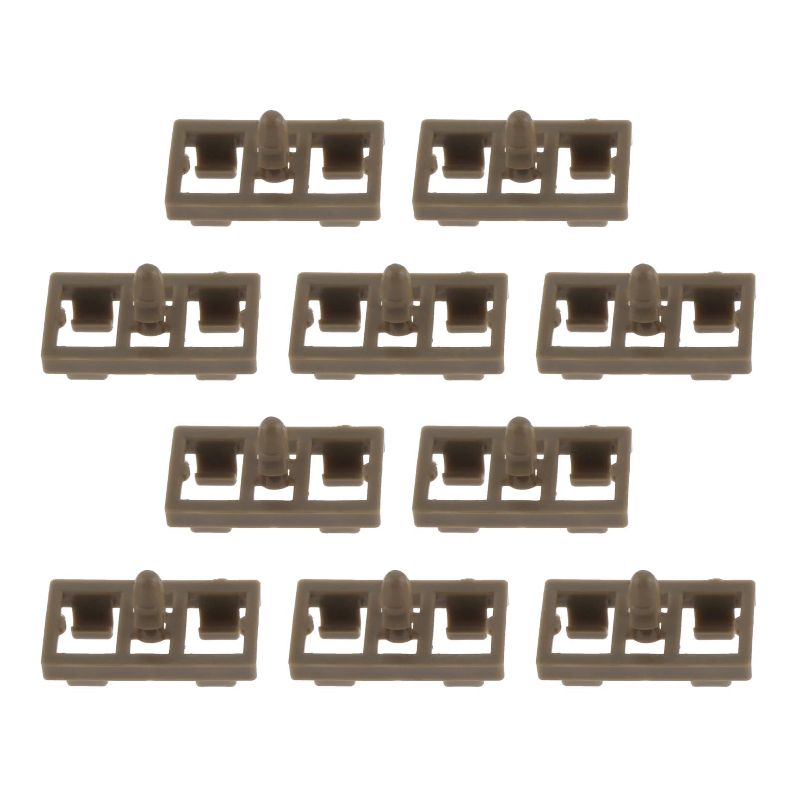 

10 шт. уплотнитель для нижней двери пластиковый уплотнитель Фиксатор Зажим Передняя и задняя для BMW X5 E53 пластиковый крепеж 51337052945 автомобильные аксессуары