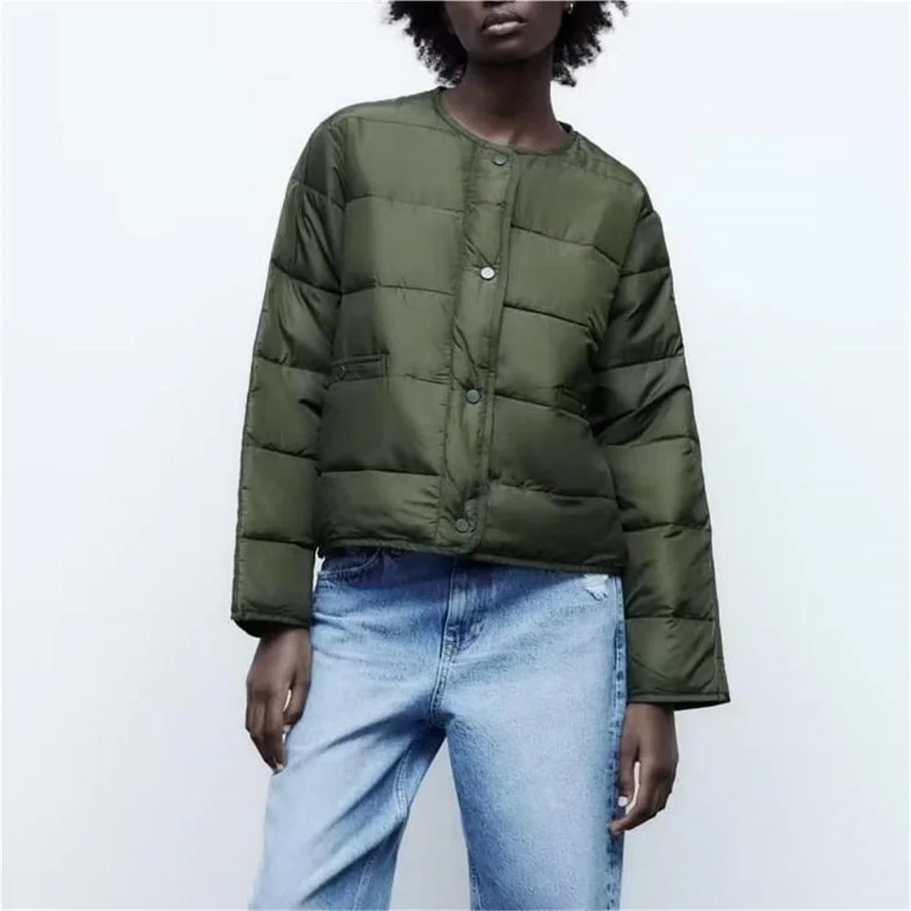 

Куртки-бомберы для женщин, зимняя одежда 2022, Пузырьковые пальто для женщин, стеганая куртка, женские армейские зеленые парки, дизайнерские