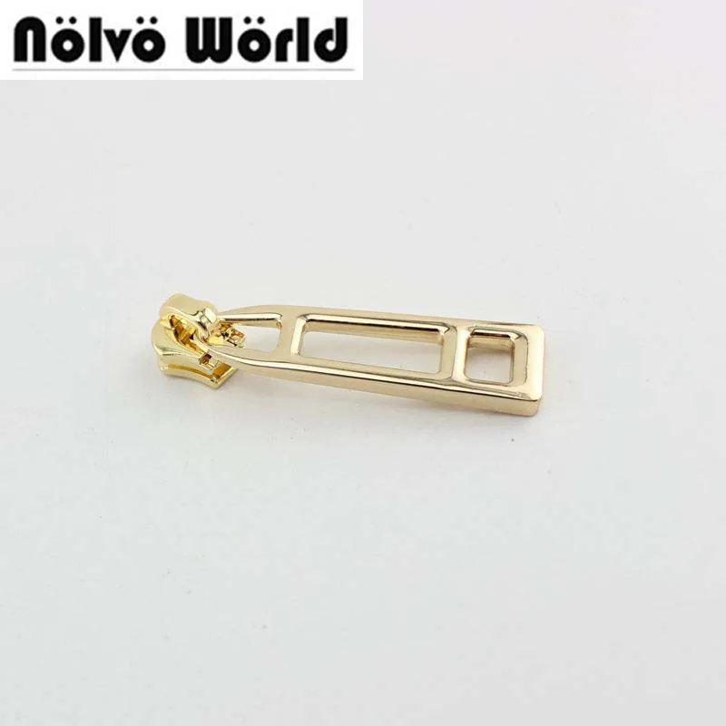 

50sets/lot 5# 3colors 56*13mm Metal teeth Nylon teeth zipper head plus zipper puller slider metal Hardware Accessories