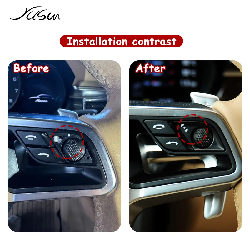 Многофункциональная кнопка на рулевом колесе для Porsche Cayenne 92A 2015-16 2014-21 Macan 95B