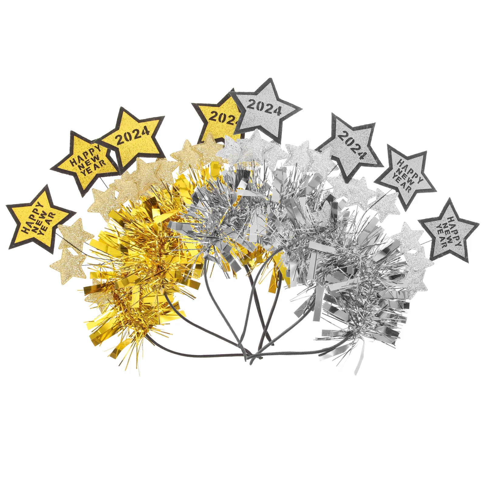 

Обруч для волос с пятиконечной звездой, 4 шт.