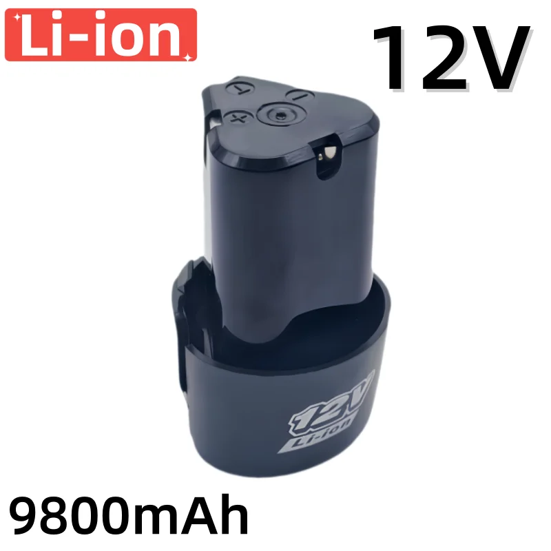 New12V 9800mAh Новая перезаряжаемая литий-ионная батарея Электрическая отвертка Дрель