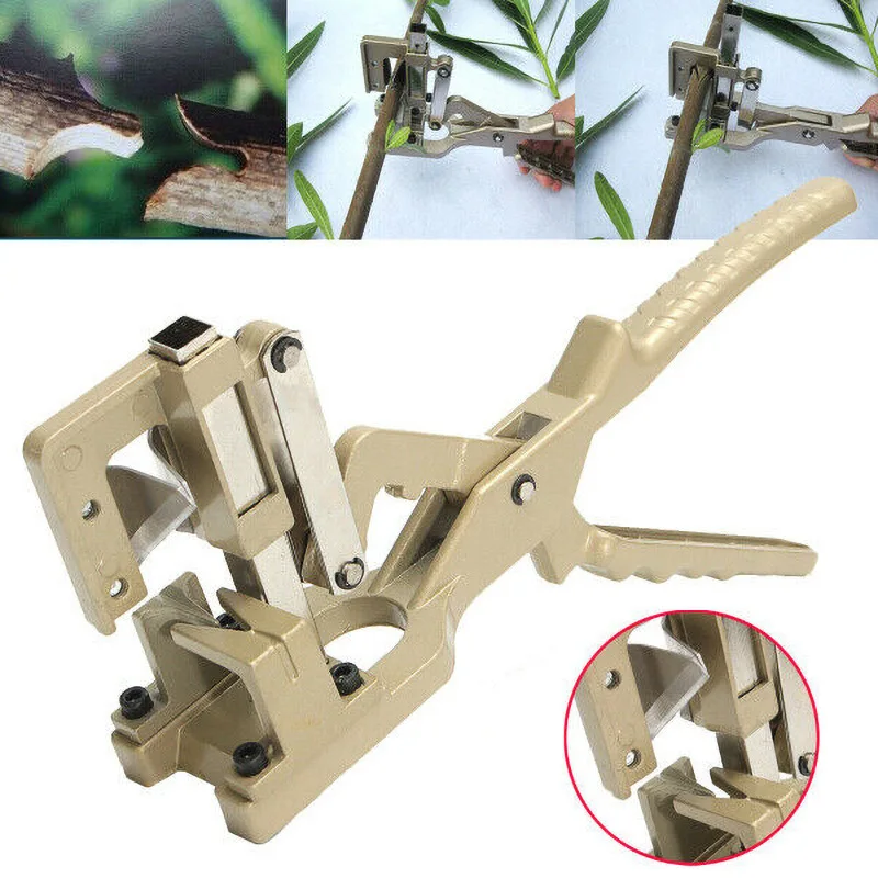 

Garden Grafting Tool V-Shape Cutting Scissors Manual Pruning Shears Graft Machine Secateurs Knife Fruit Tree Branch Pruner