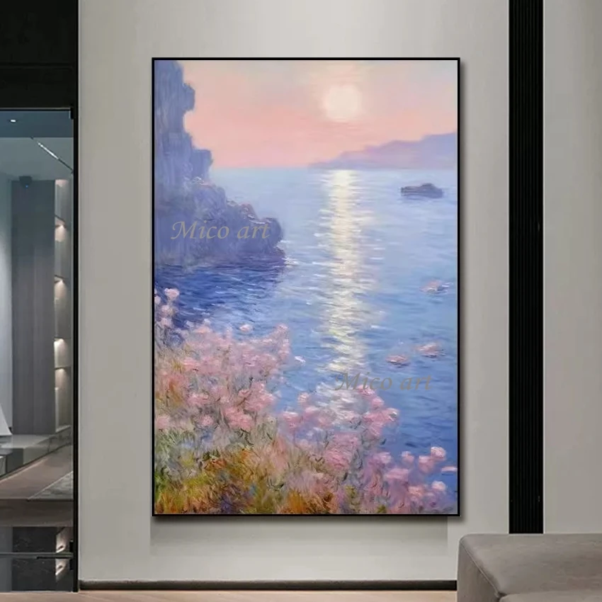 

Картина маслом "Восход солнца", импрессионизм