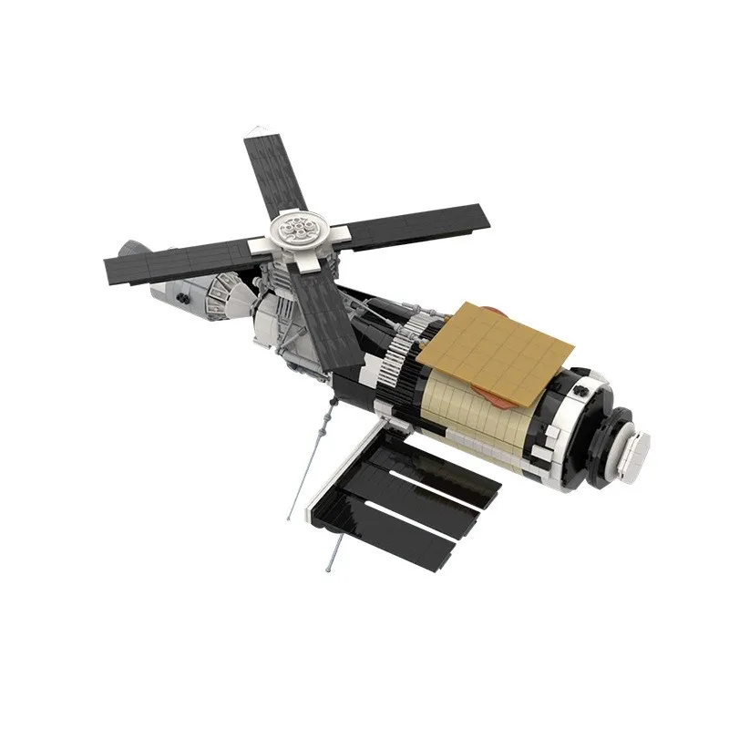 Фото Креативные космические украшения MOC Skylab, модель космической станции, набор строительных блоков, сделай сам, сборочные игрушки, технология, праздничный подарок №3