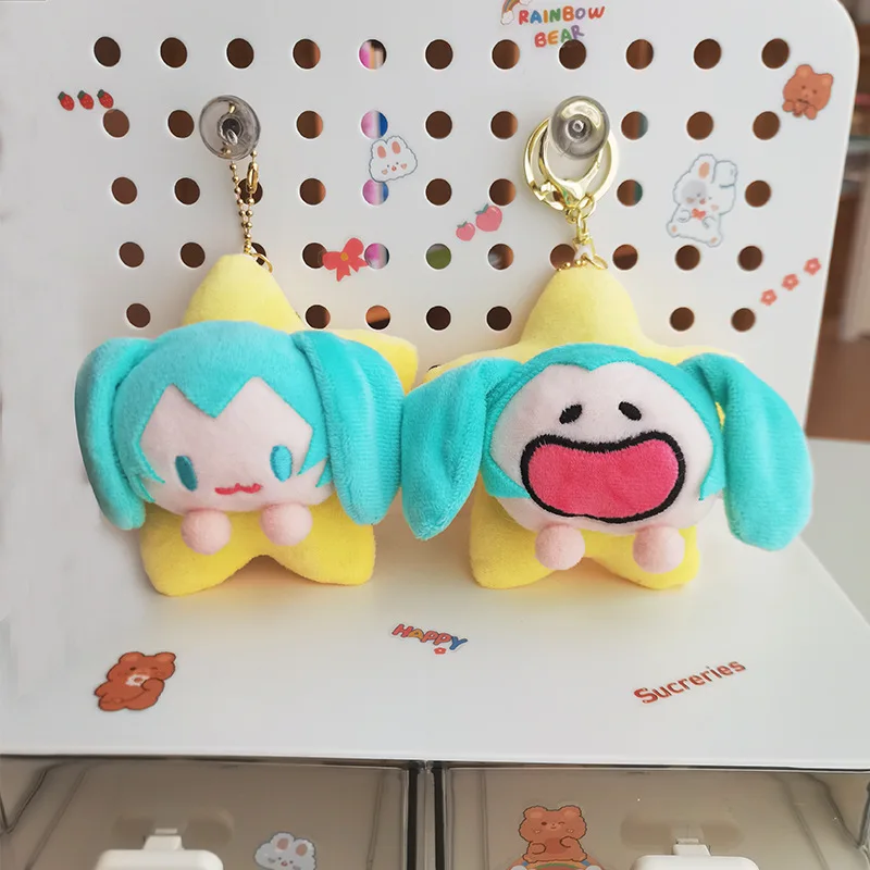 Аниме Фигурка Hatsune брелок Мику плюшевая подвеска рюкзак сумки аксессуары Miku