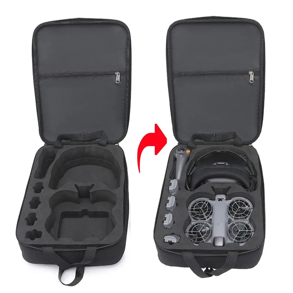 Сумка для хранения с датчиком движения для DJI NEO2, портативный черный жесткий защитный рюкзак, мягкий дорожный защитный аксессуар (art.: 3920d45592cd2) - 3920d45592cd2