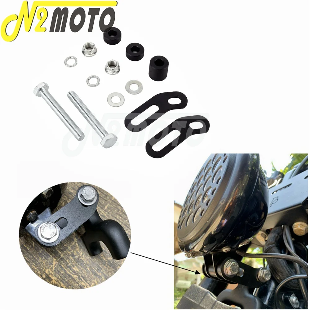 

1 Set Front Headlight Mount Extension Block Kit For Harley Softail Low Rider S FXLRS ST FXLRST Sportster Custom XL1200C 2011-22