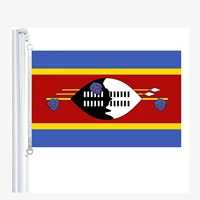 swaziland flag90150cm 100 polyester bannerdigital printing