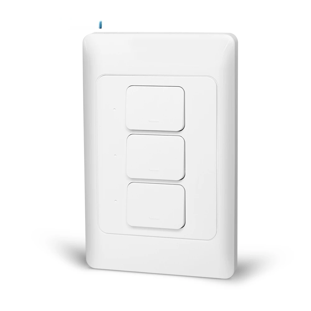 

Умный настенный выключатель света Zemismart Tuya Zigbee, нейтральный переключатель с дополнительной кнопкой, 1, 2, 3 группы, переключатель Alexa Google Home, 110 ...