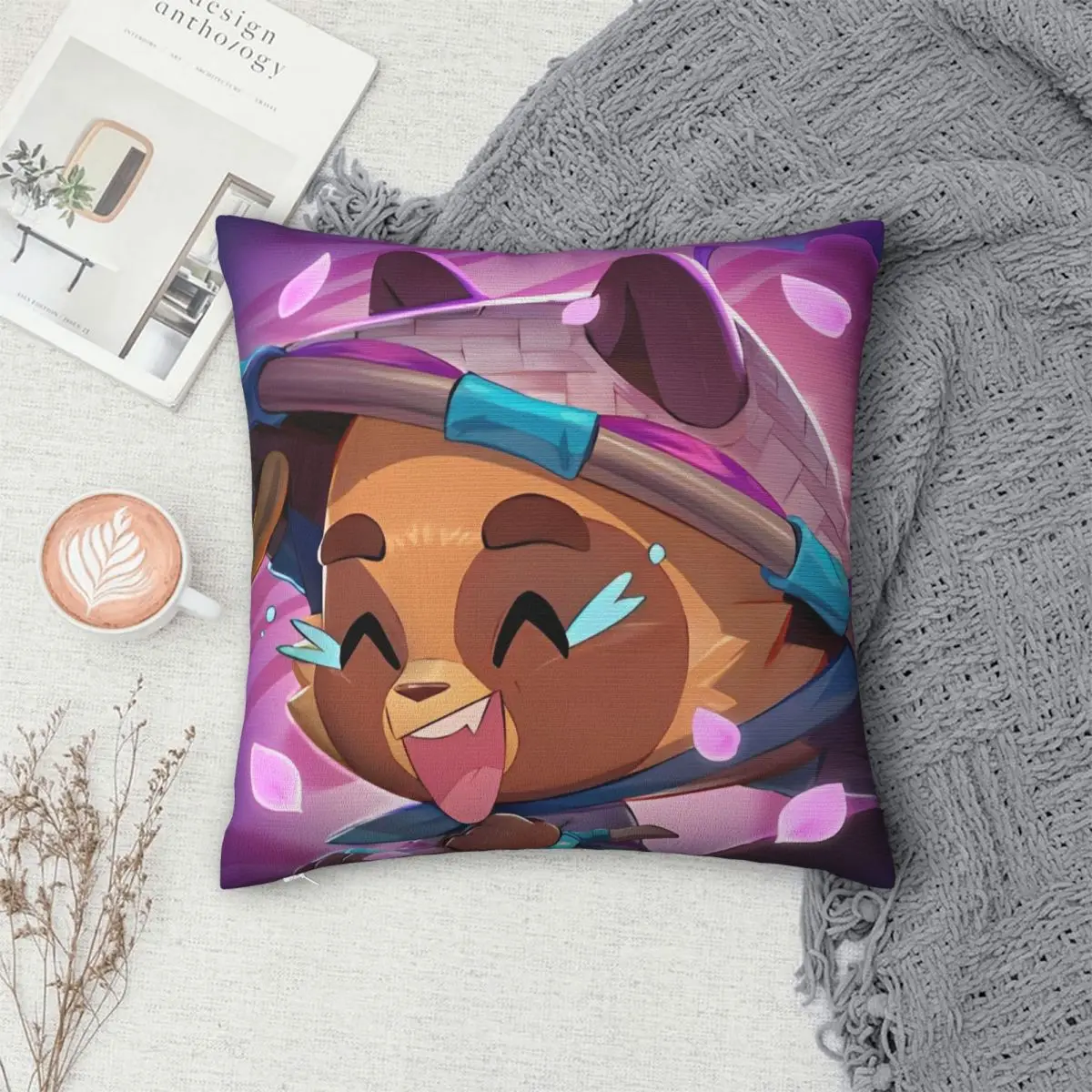 Наволочка Spirit Bonds Teemo чехол для подушки из полиэстера украшение League Battle Game Legends