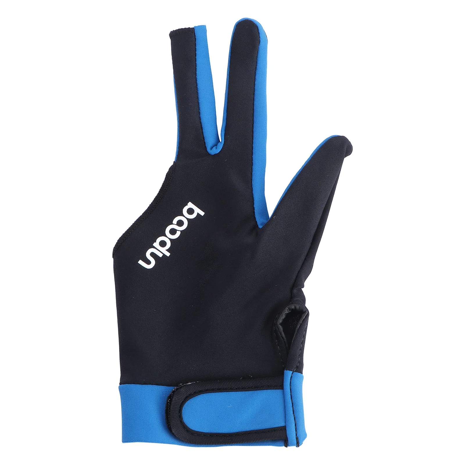 

1pcs Three-Finger Table Tennis Billiards Open-Fingered Breathable for Men (Sky Blue Size)