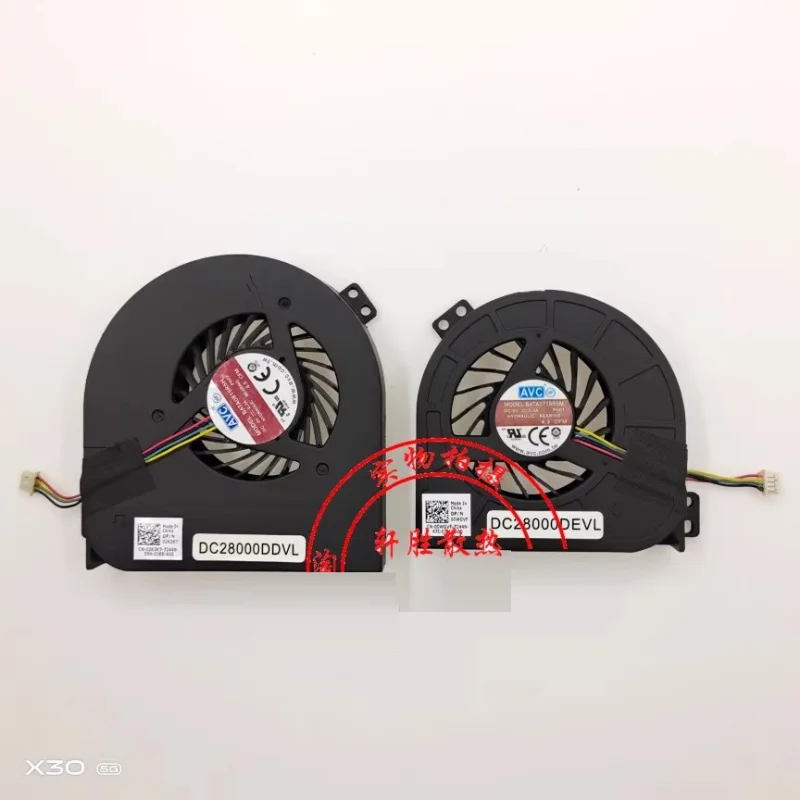 Оригинальный вентилятор охлаждения ЦП для DELL M4800 02K3K7 00WGVF