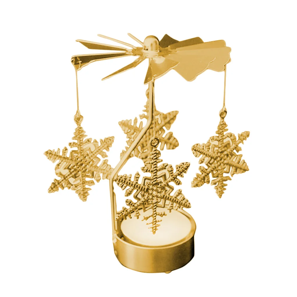 Металлические вращающиеся подсвечники