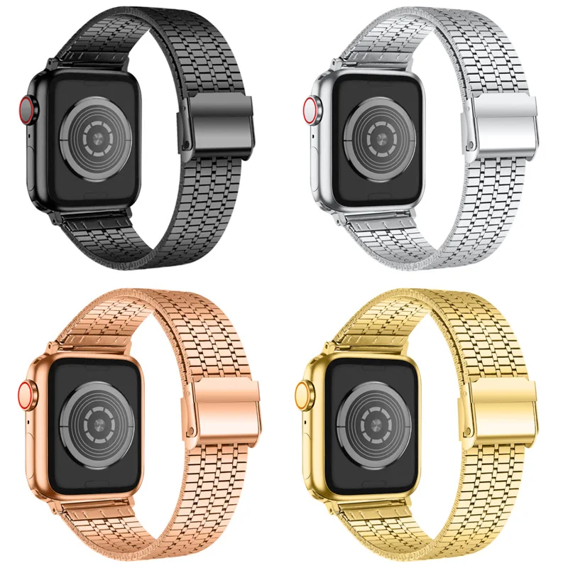 Universal Replacement Flat Interface Watch strap With 20/22mm Men's And Women's Steel Watchband