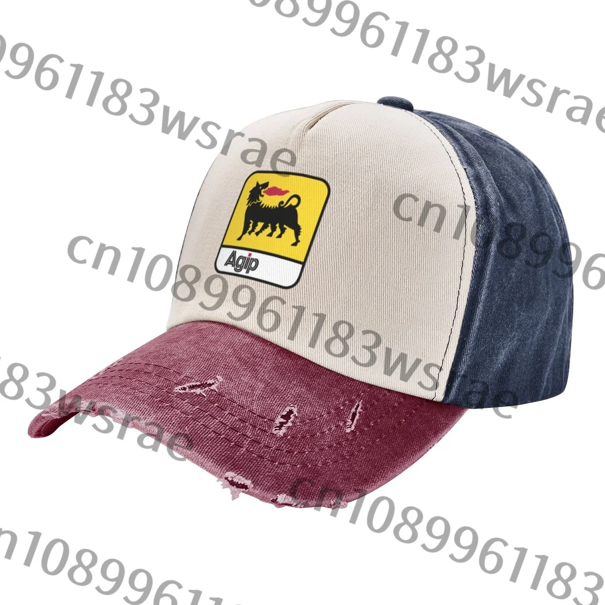 Agip Logo TShirt276 Подарочная модная бейсболка с мытой шляпой