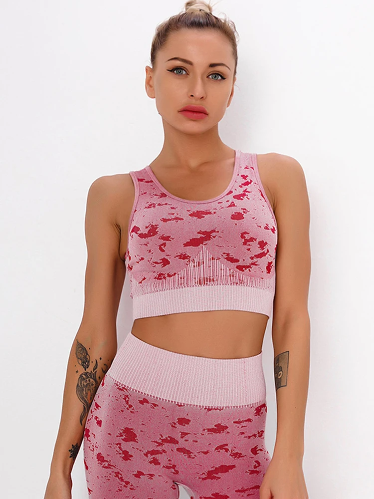 Женский бюстгальтер для йоги без стали дышащий противоударный мягкий спортивный