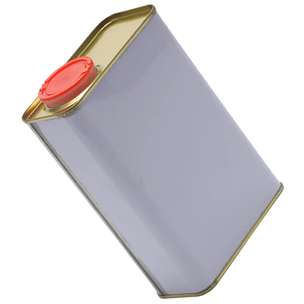 

Empty Paint Can Metal Paint Bucket Rectangle Paint Pail Portable Paint Jar with Lid