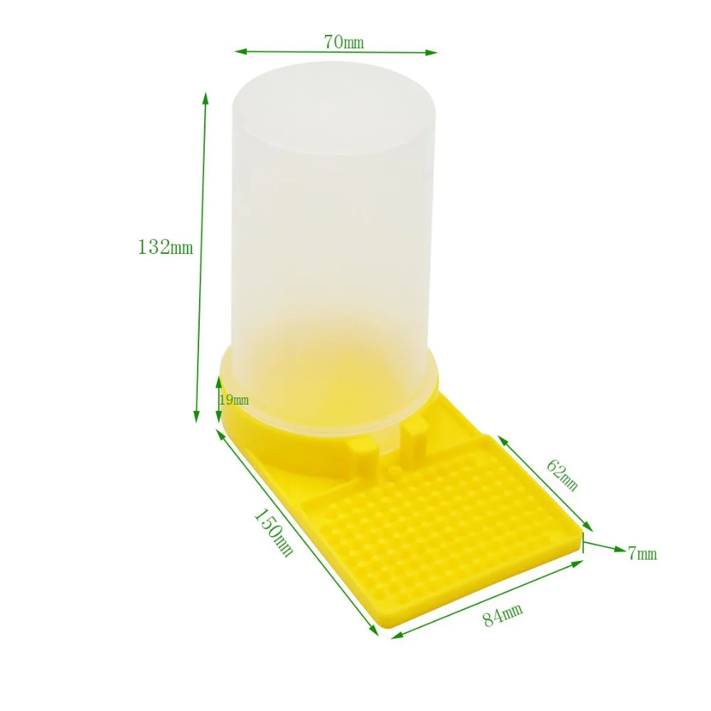 

1pcs feeders for bees plastic watering feeding feed waterer bottles cups box beekeeping beehive tools agriculture equipment