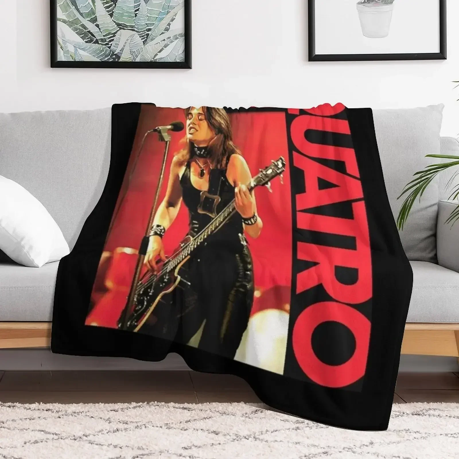 Одеяло Suzi Quatro большие многоцелевые тяжелые идеи подарков на День святого