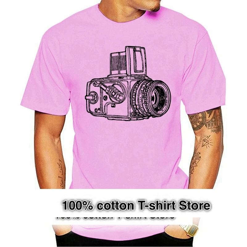 Short Sleeve Hipster Tees Classic Hasselblad Camera Graphic Printed On Men'S T Shirt