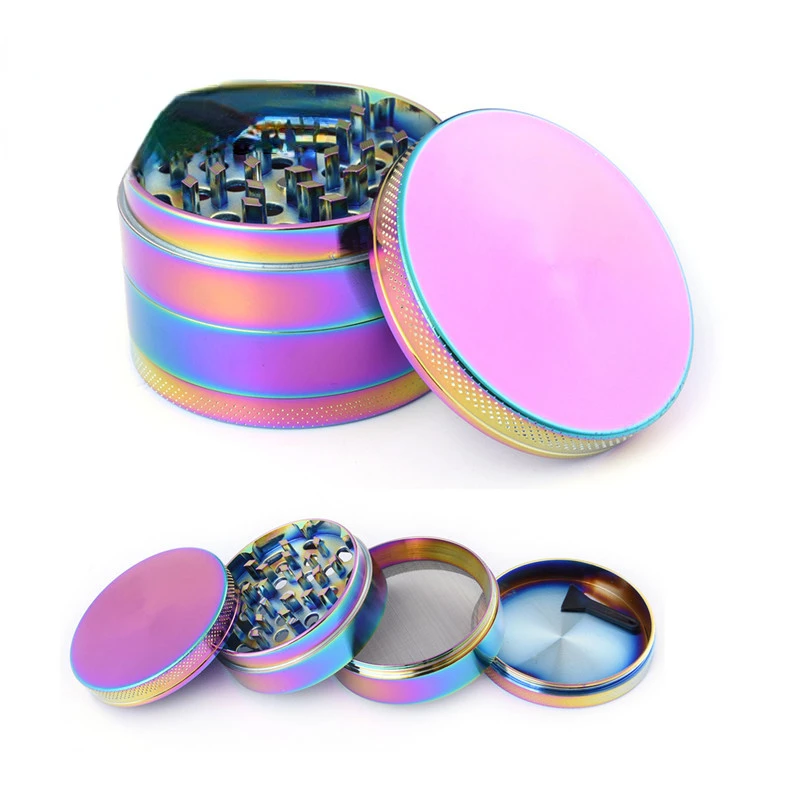 4-слойная измельчитель для табака ручная алюминиевая трав специй дробилка дыма