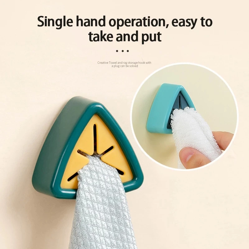 Holder Sucker Wall Rack Washing Cloth Rag Hook Free Punch Storage Hanger Hand Towel Dish Towel Rack Kitchen Bathroom Tools