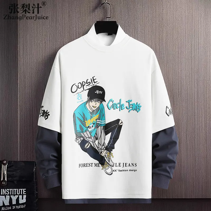 

New Arrival Anime Printed Men's Spring Autumn Japanese Vintage Clothes Round Neck Sweatshirts Hoodie Oversize Hombre Masculino