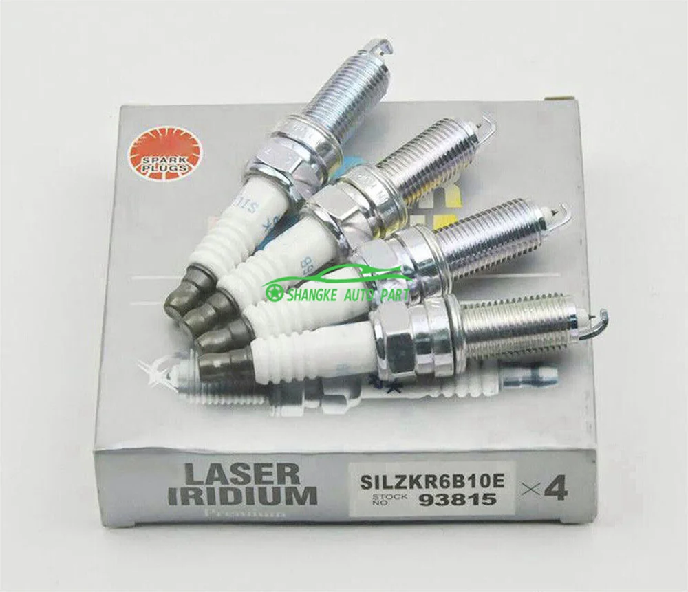 

Original Laser Iridium Spark Plugs OEM SILZKR6B-10E 93815 SILZKR6B10E-93815 FOR HHYUNDAI KKIA Rio Soul Accent Veloster 2012-2018