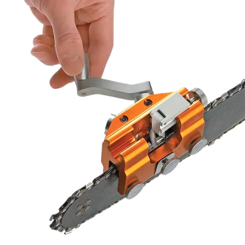 

Chainsaw Chain Sharpening Jig , Chainsaw Sharpener Kit - Hand Chain Grinder for All Kinds of Chain Saws and Electric Saws