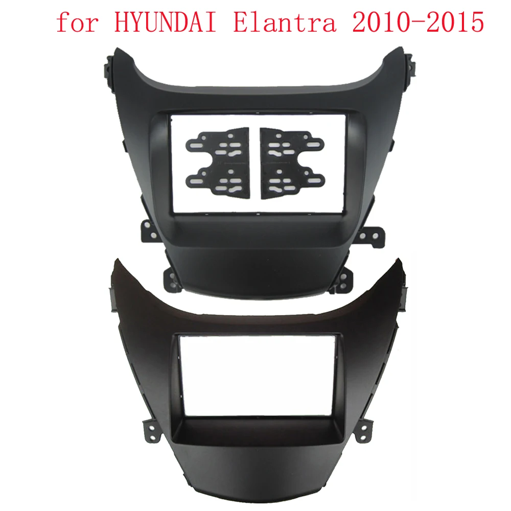 Фото Автомобильная видеопанель 7 дюймов, 2 Din, для HYUNDAI Elantra Avante I-35 2010-2015, панель, проигрыватель, аудио, панель приборной панели, рамка, комплект для крепления приборной панели №1