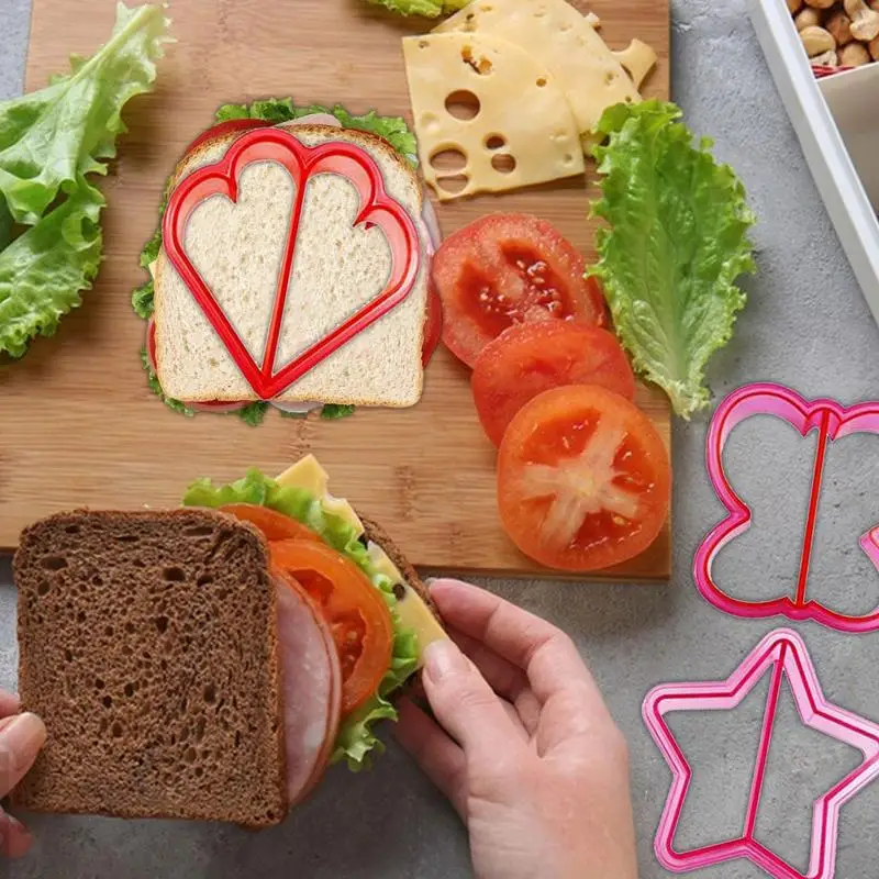 

Sandwich Cutter Set durable cake cutter Hot Animal Star Cookie Cutter Creative Pentagram Shaped Fruit Cutter Cookies Maker tool