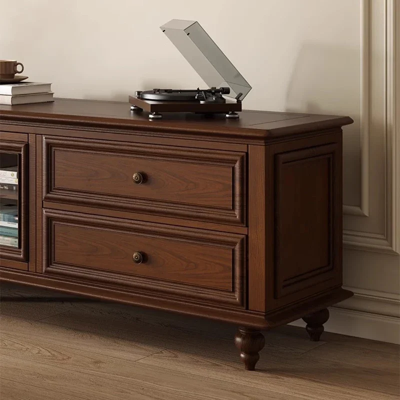 Простой дизайн деревянные подставки для телевизора в гостиную шкафчик хранения