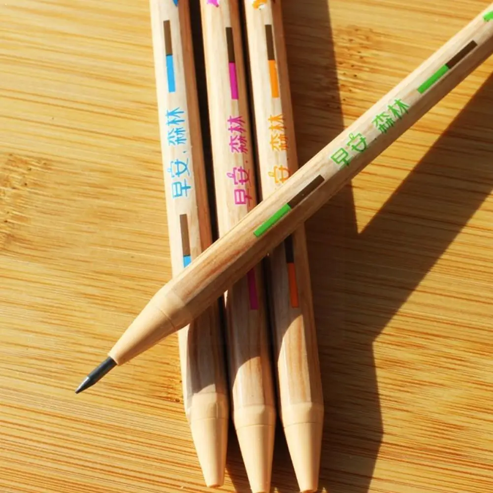 

2.0mm Mechanical Wooden Pencil With 2B Refill and Refill Can Automatic sharpener Pencil Choose 2B/HB Pencil Leads J2H4